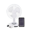 DC AC солнечная энергия 10W вентилятора 12 дюймов перезаряжаемые с функцией банка силы